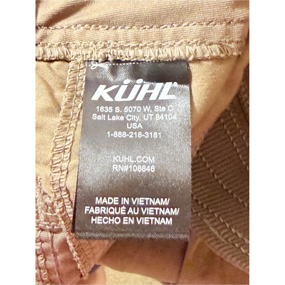 Kuhl Free Radikl Men's Slim Travel Pants in Khaki size 36 x 32 - Picture 9 of 13